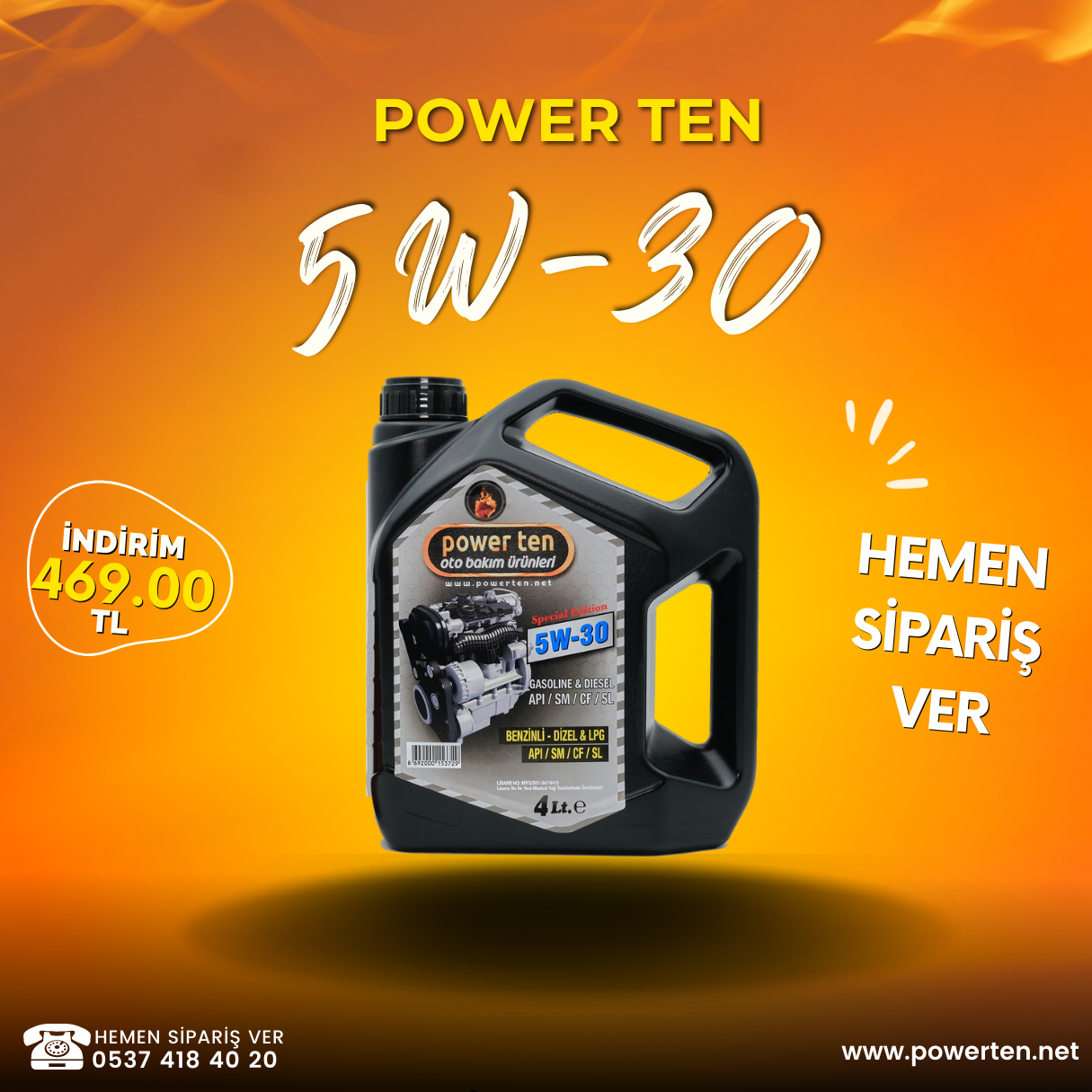 powerten motor yag